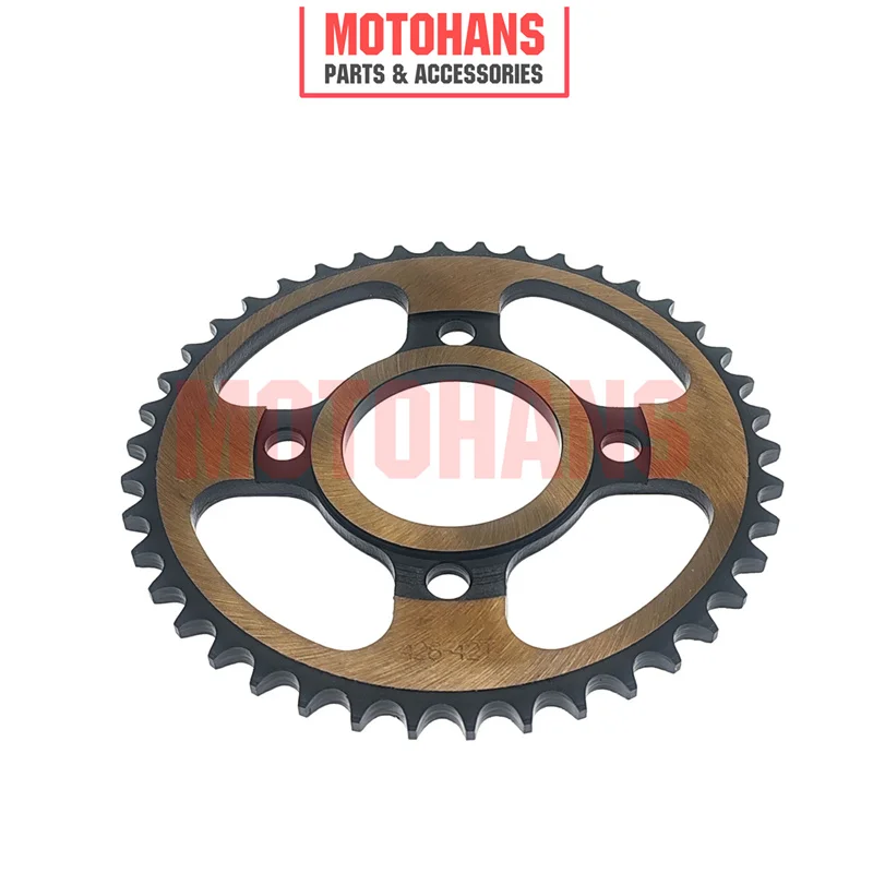 

MOTORCYCLE PARTS REAR SPROCKET 428-42T FOR JH125 CG125 GY200 TRAXX10 CB1 125 FT150 G GT GTS GTI DT150 SPORT FORZA150 FIERA150
