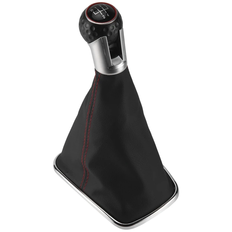 

For Bora MK4 Golf 4 Jetta 4 98-04 Car Gear Shift Knob 5 Speed (Aperture 12Mm)
