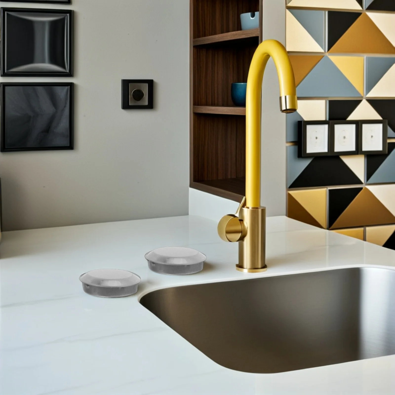 

Water Tank Decorative Cover Sink Protector Filter Lid Kitchen Drain Storage Anti-Clogging Water Outlet Accessory