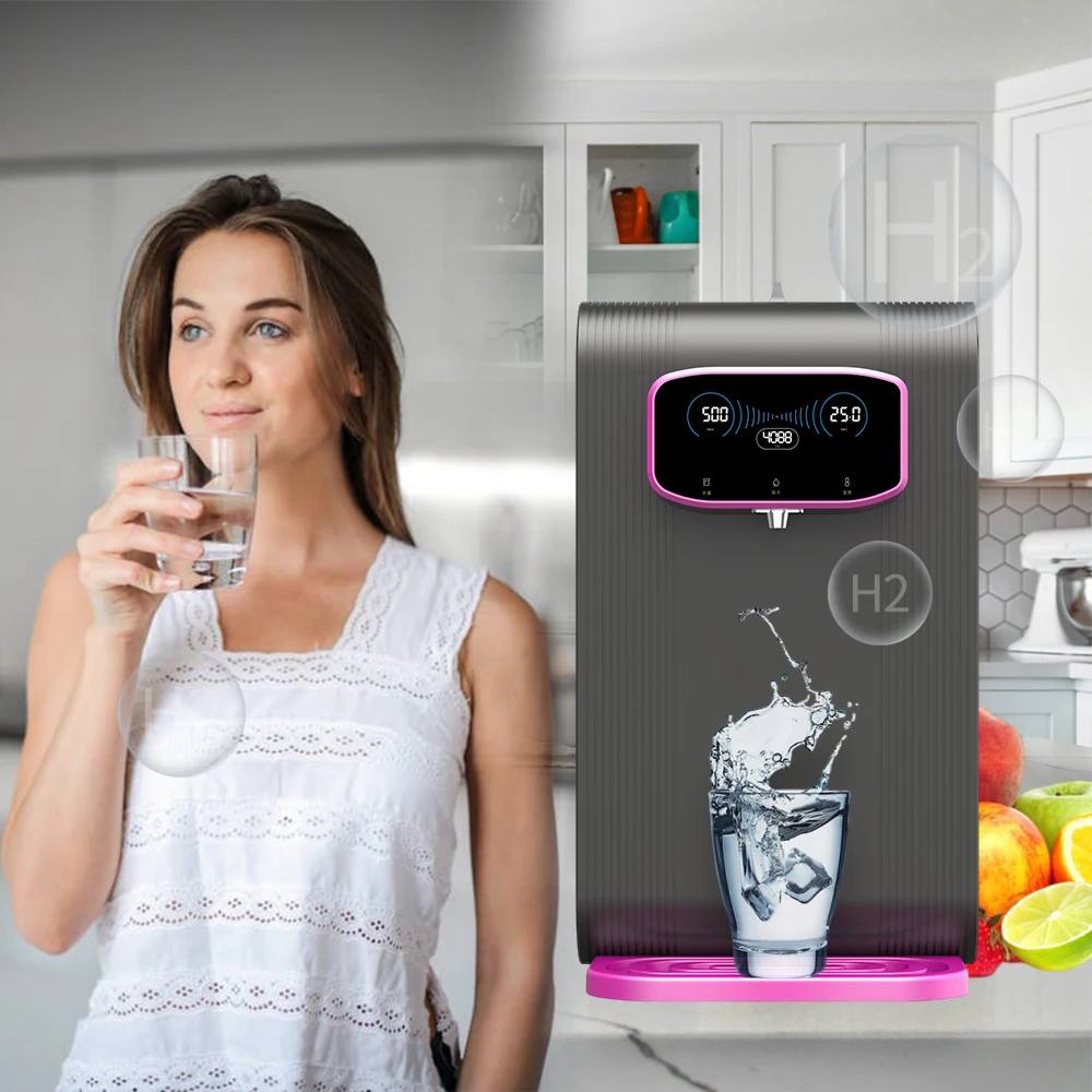 

Хит продаж: Оптовая продажа умного светодиодного дисплея для водоочистителя 4000PPB SPE PEM, мгновенный настольный японский водоочиститель для дома и офиса