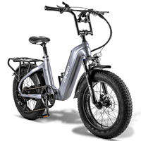 FAFREES F20 Master Electric Bike 20*4.0 inch Air Fat Tire E-bike 500W Rear Drive 25km/h Max Speed 48V 22.5Ah Battery 140-160km