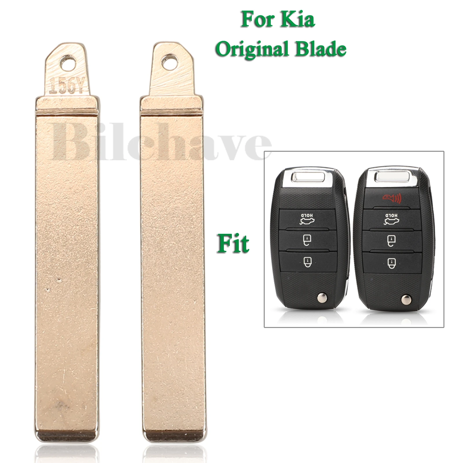 Jingyuqin-Hoja HU134 Original para Hyundai Verna, para Kia K5 S522 YN Flip, llave de coche remota, repuesto de hoja HYN14R TOY40 HY20