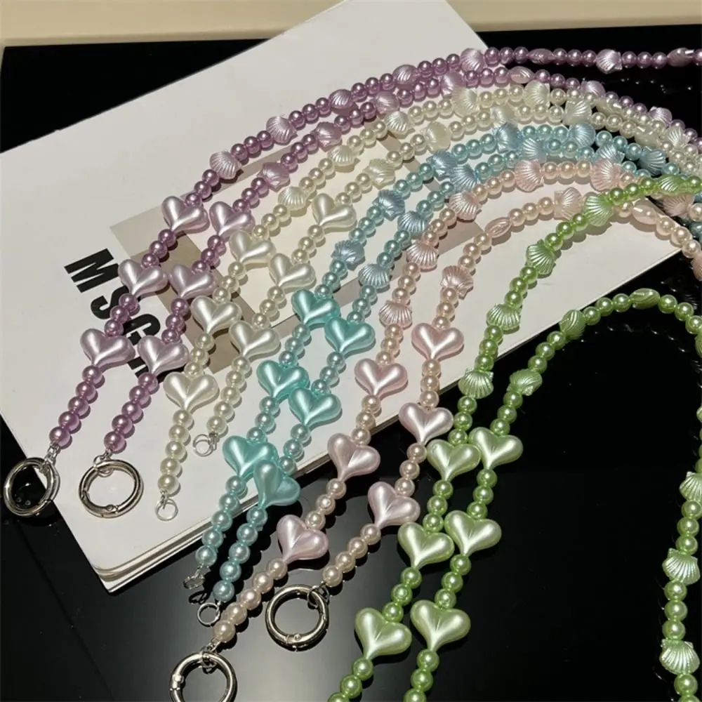 

Phone Hanging Rope Crossbody Long Crossbody Phone Chain Long Beads Mobile Phone Chain Sweet Acrylic Beads Phone Strap Girls