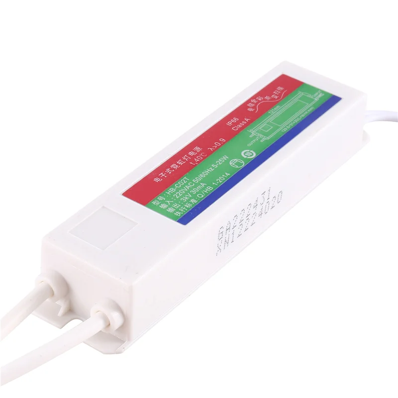 

3KV 30MA Electronic Transformer High Frequency Voltage Load 0.5-2.5M Neon Sign Power Supply Rectifier For Neon Lamp