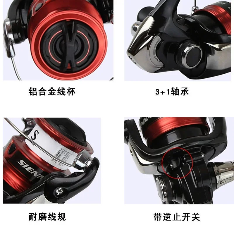 2019 New SHIMANO SIENNA FG 500 1000 2000 2500 2500HG C3000 4000 3+1BB Spinning Fishing Reel Saltwater Reel - AliExpress 18 2019 New SHIMANO SIENNA FG 500 1000 2000 2500 2500HG C3000 4000 3+1BB Spinning Fishing Reel Saltwater Reel - AliExpress 18