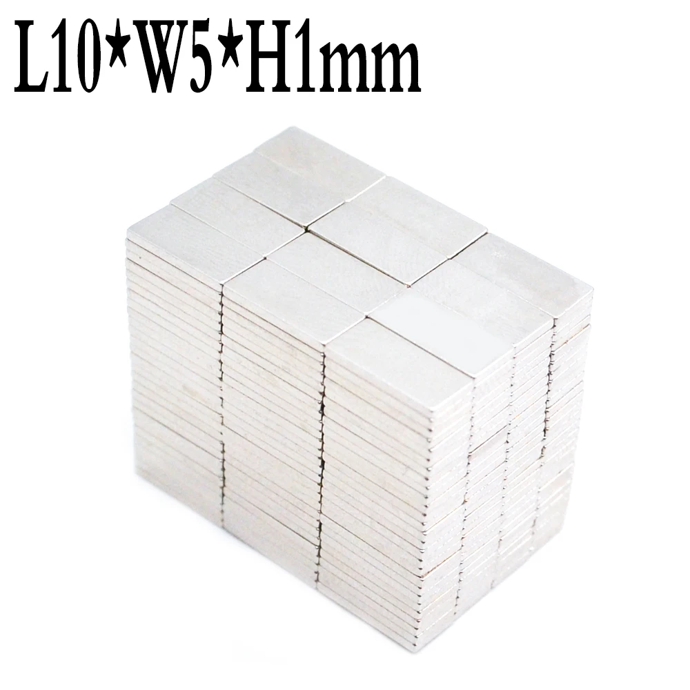 Magnes Neodymowy Magnet 10x5x1/2/3/4/5 mm N35 Strong Square NdFeB Rare Earth Magneet Neodymium Magnets N35 Powerful Aimants ima