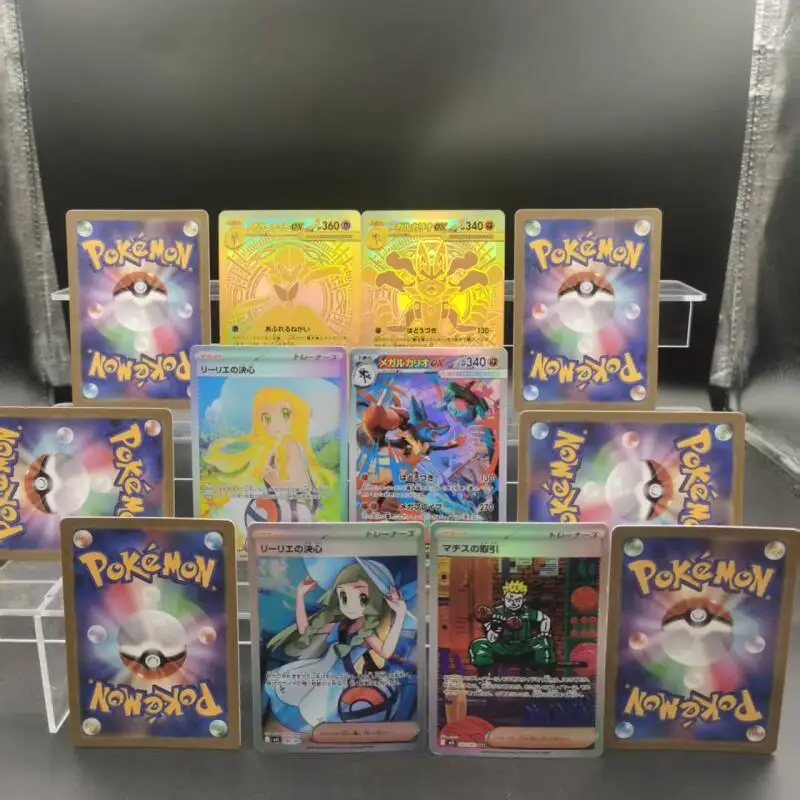 

Коллекционные карты PTCG «сделай сам», Mega Symphonia Mega Brave Gardevoir Lucario, самодельная одиночная карта, классическая игра, аниме-карта, подарочная игрушка