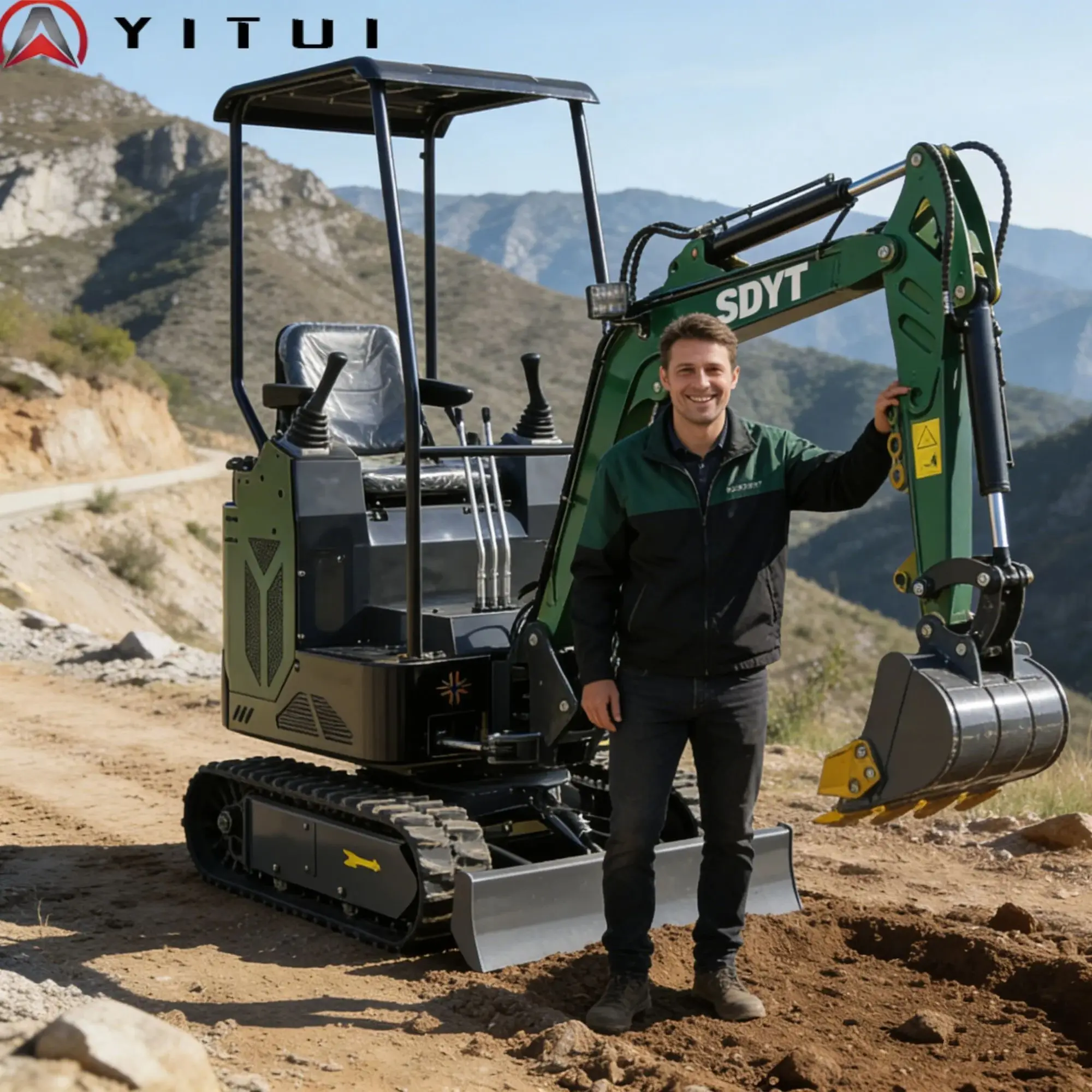 

Мини-экскаватор 1,5 тонны 2026 года на заказ, высокое качество, двигатель Kubota, длительный срок службы, простое обслуживание, сертификат CE