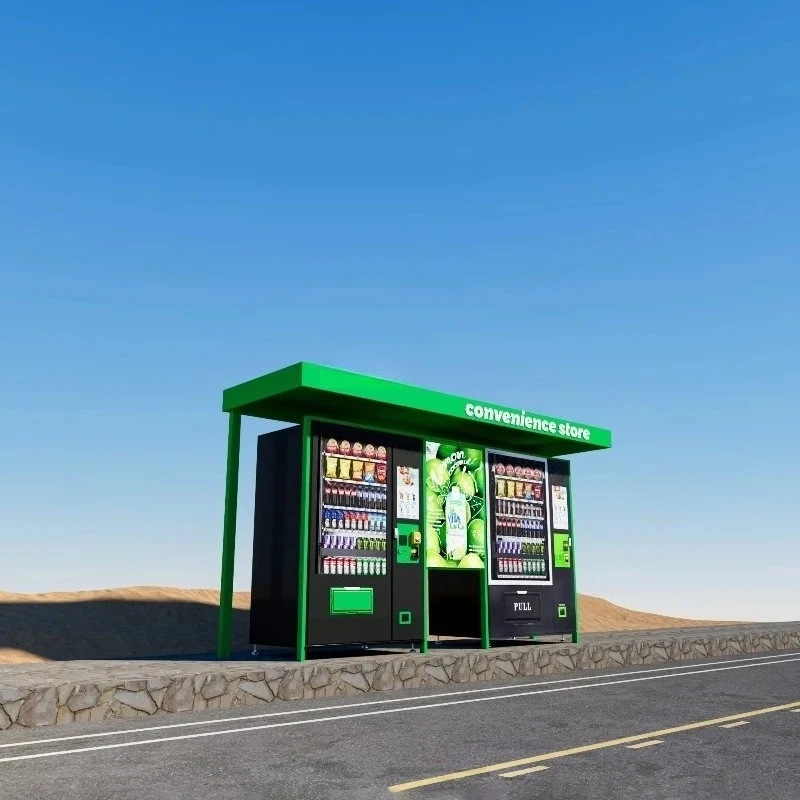 أوروبا متجر الراحة بدون طيار آلة بيع الوجبات الخفيفة المشروبات آلة بيع كومبو #5