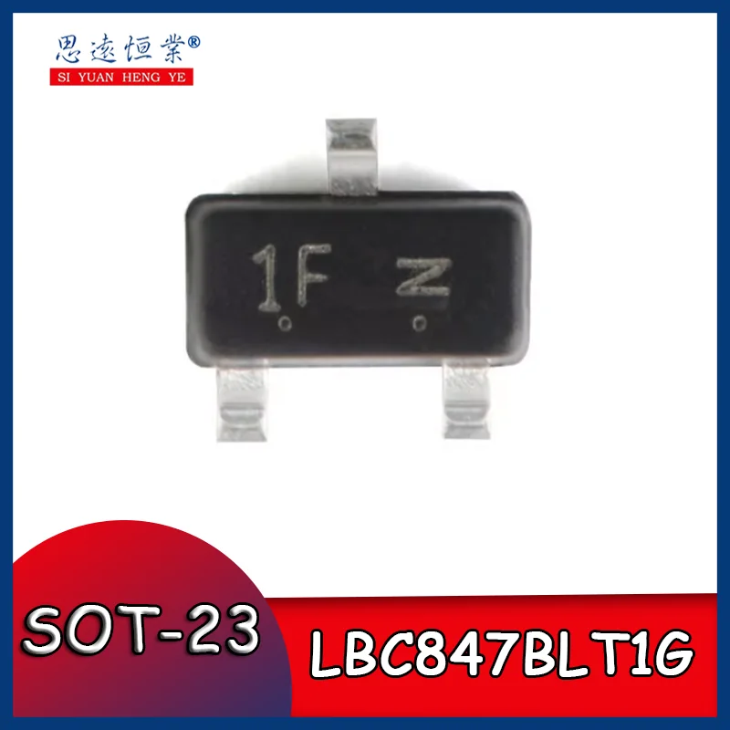 50pcs Original genuine LBC847BLT1G 1F SOT-23 45V/100mA surface mount transistor