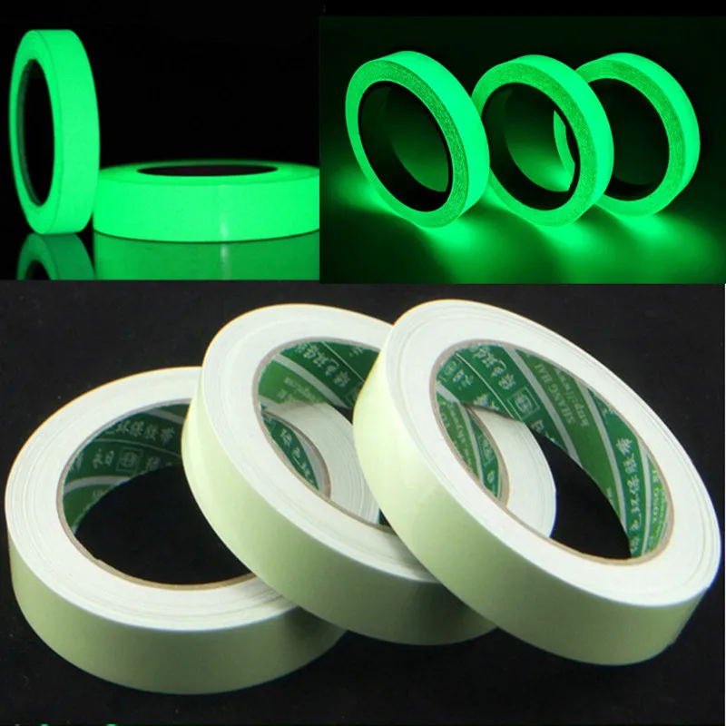 Luminous Tape Luminous Tape Green Warning Ground Light Storage Stair Anti Slip Sticker Reflective Fluorescent Tape