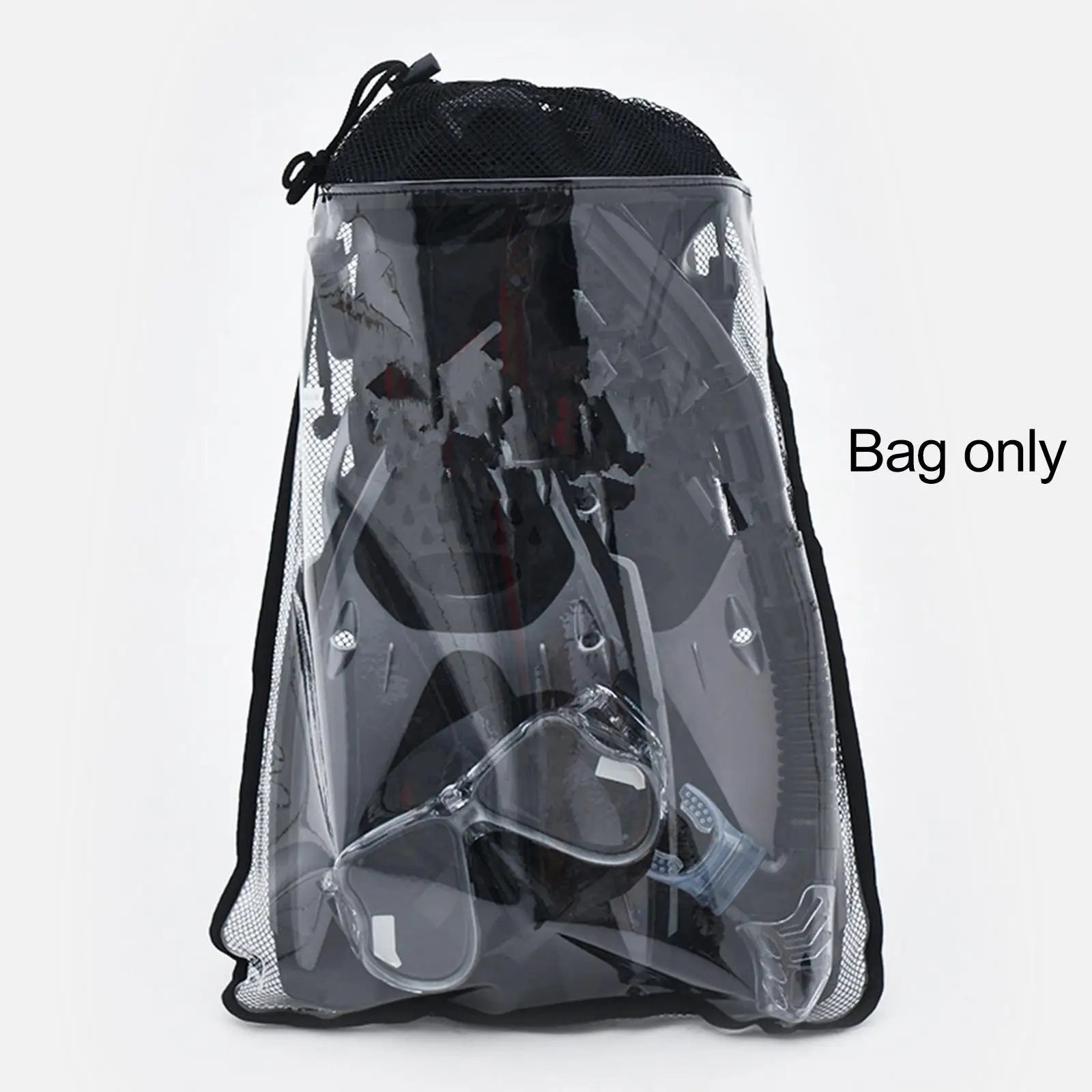 

Mesh Snorkel Bag Snorkel Fins Bag Multipurpose Dive Bag Mesh Scuba Pouch Net Bag for Beach Travel Spearfishing Surfing