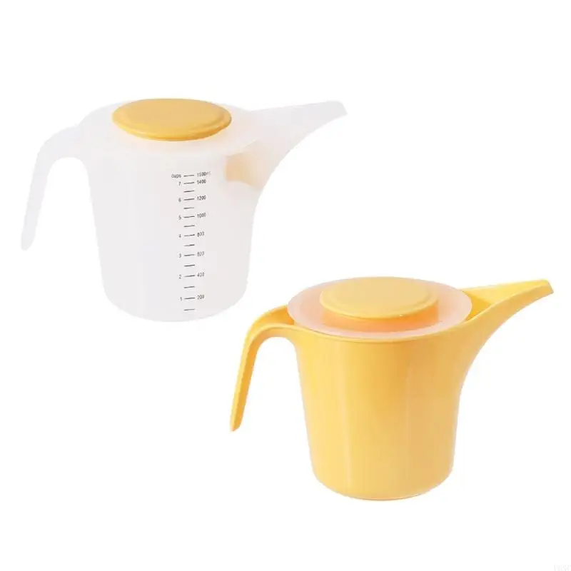 

U6XC Measure Pitcher with Splashs Cover Multipurpose Measuring Cup Mixing Pitcher