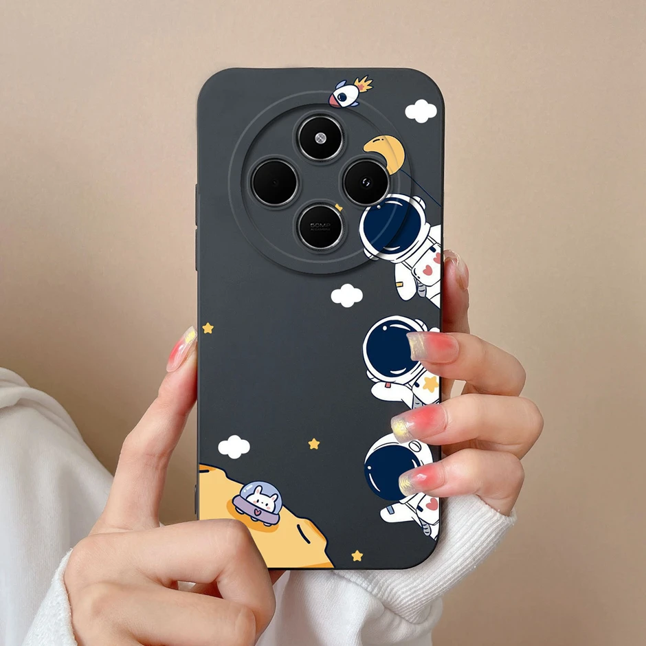 Phone Case For Xiaomi Redmi 14C Pretty Sweet Girls Silicone Soft TPU Protective Phone Cover For Redmi14C Ultrathin Fundas Bumper