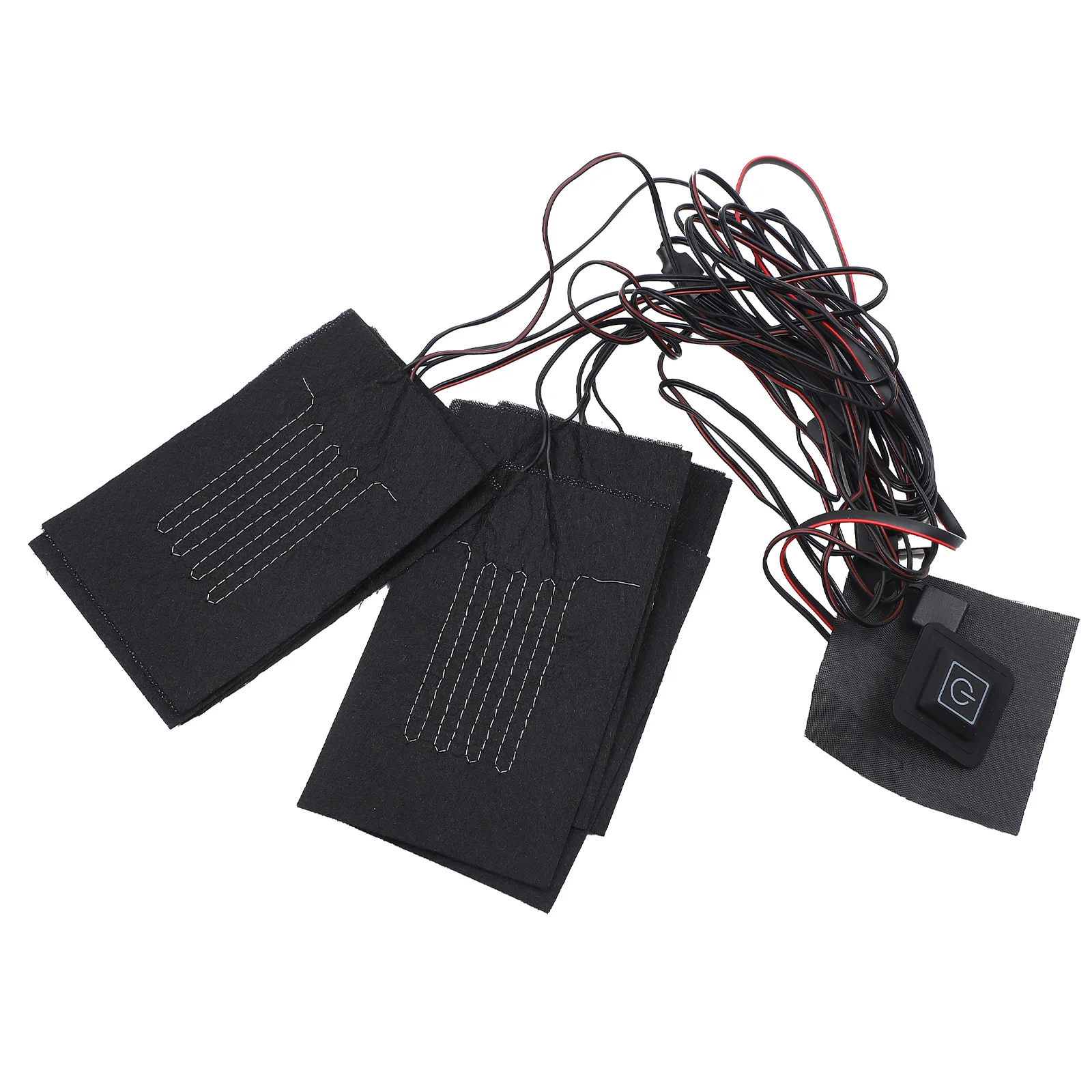 

1 set Fever Sheet Garment Heater USB Pad Composite Fiber Fast Heating Durable Warm Winter Wear Easy Install Safe Use Clothes