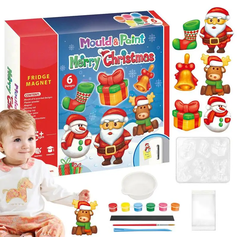 

Plaster Figurines To Paint Christmas Christmas Unpainted Crafts Christmas Arts And Crafts Set Paint Your Own Figurines Christmas