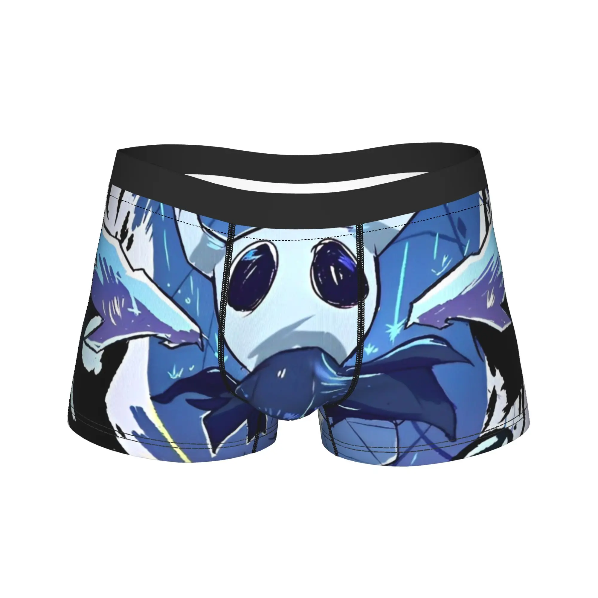 

Мужское нижнее белье Hollow Knight, трусы-боксеры для приключений, шорты, трусы со средней талией с принтом для Homme S-XXL