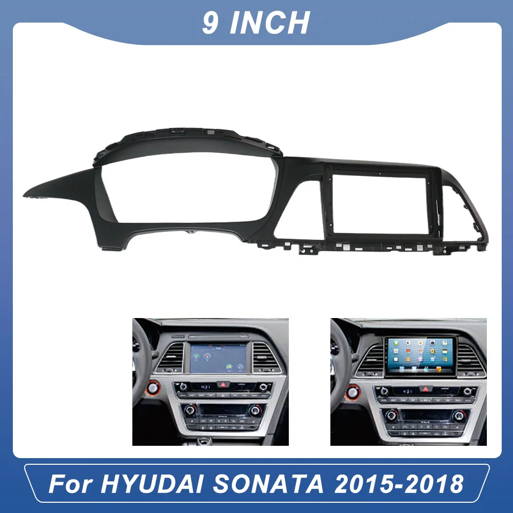 

Car Radio Navigation Panel Interior Frame Other Interior Accessories Dashboard Frame for HYUDAI SONATA 2015-2018