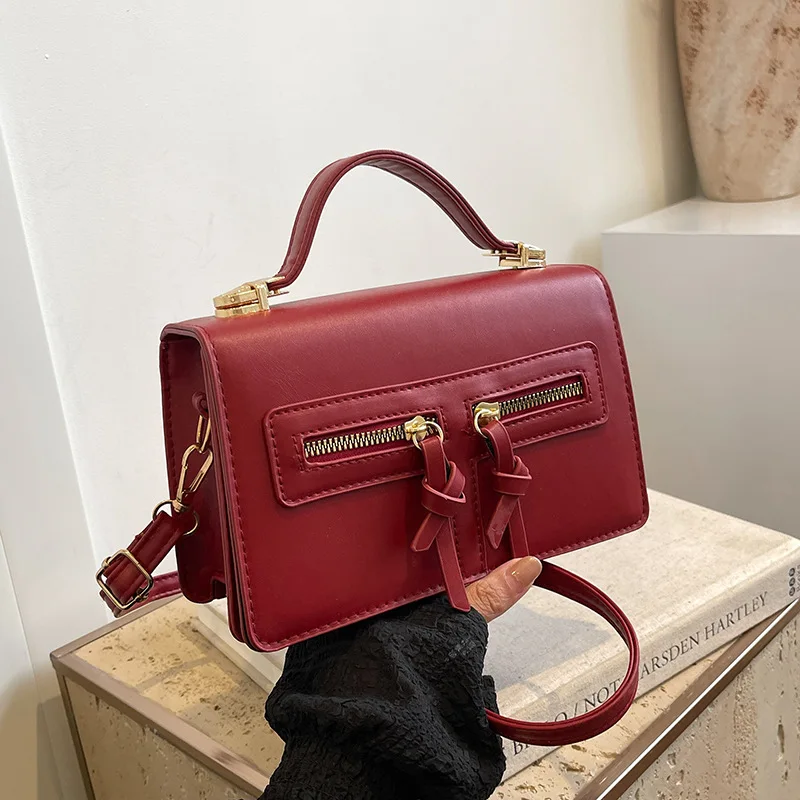

2025 Premium Square Crossbody Bag for Women Minimalist Shoulder Handheld Purse Fashionable Handbag
