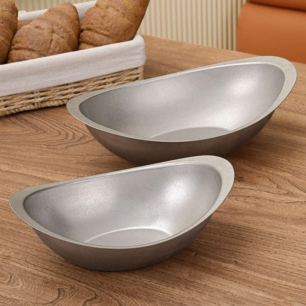 

Stainless Steel Ingot Bowl 20x13CM Salad Dessert Snack Portable Multipurpose Fruit Bowl Kitchen Gadgets Lightweight Easy Clean