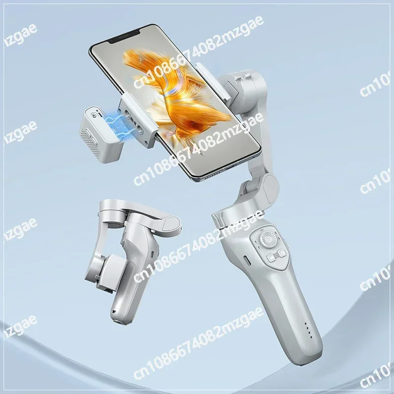 

Face Tracking Phone Holder 3 Axis Gimbal Stabilizer with Led Light and Microphone Kit for Photography