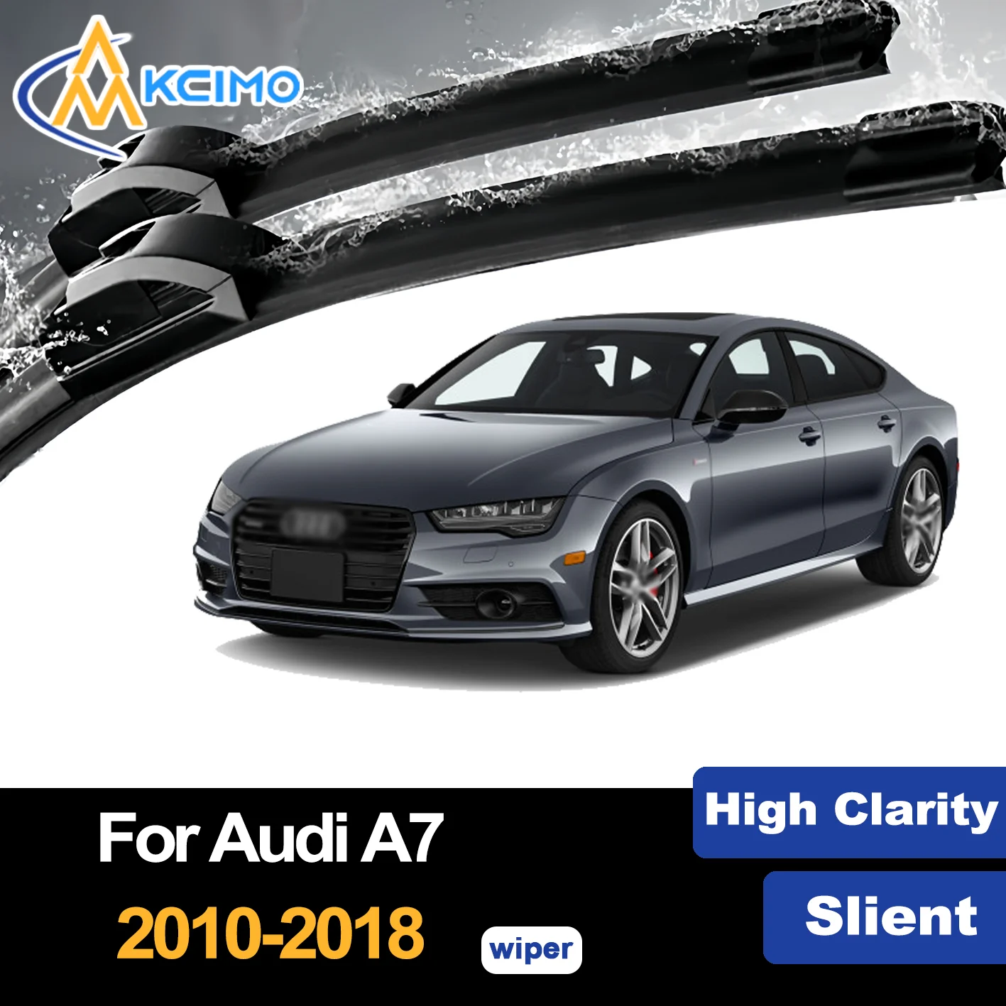 

For Audi A7 4G8 2010-2018 2011 2012 2013 2014 2015 S7/RS7 Front Wiper Blades Car Windscreen Windshield Window Wiper Accessories
