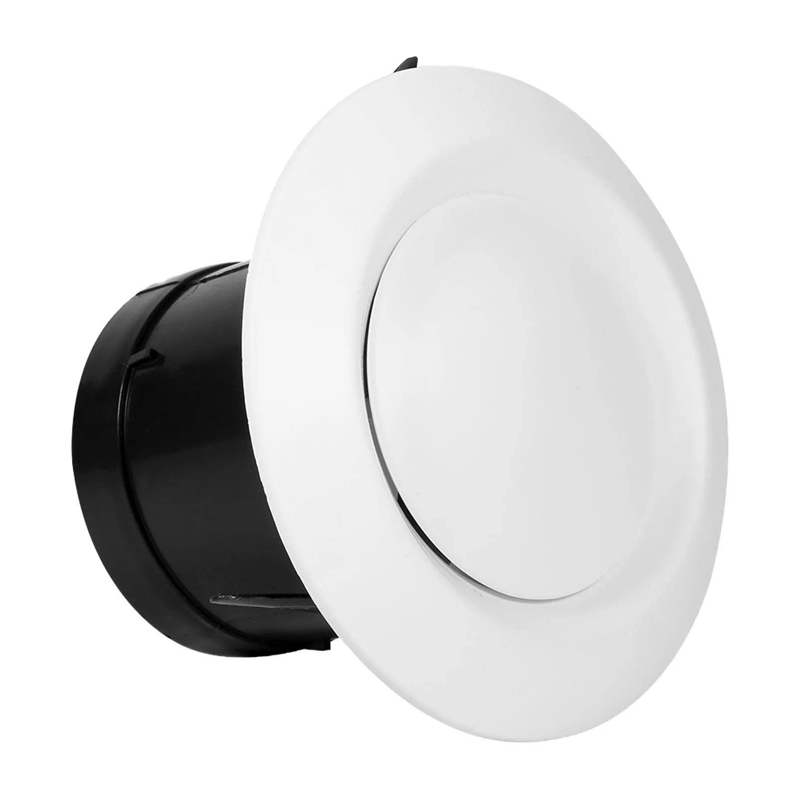 1Pc Round Air Vent Louver Grille Cover Outlet Adjustable Exhaust Vent Ducting Ventilation Grilles Ceiling Air Vent Cover