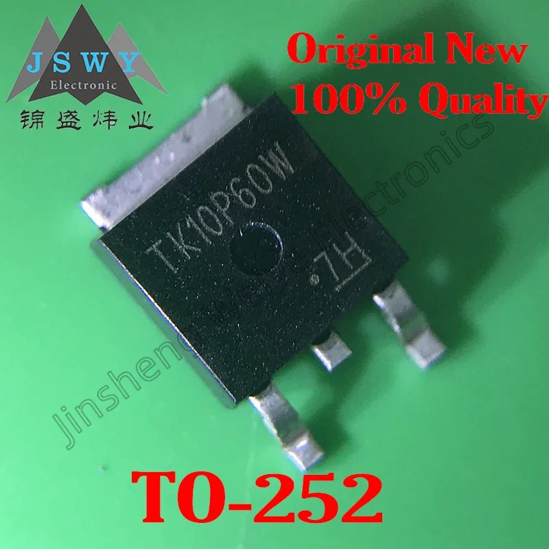 

(20-50 pieces) TK10P60W TO-252/N-channel power MOSFET chip/600V3.7A/new original stock/fast delivery