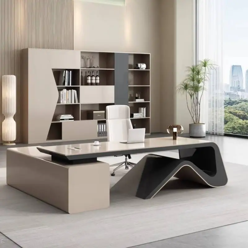 Drawers Big Executive Office Desk Strong Storage Cheap Modern Executive Office Desk Luxury Study Tisch Small Spaces Furniture