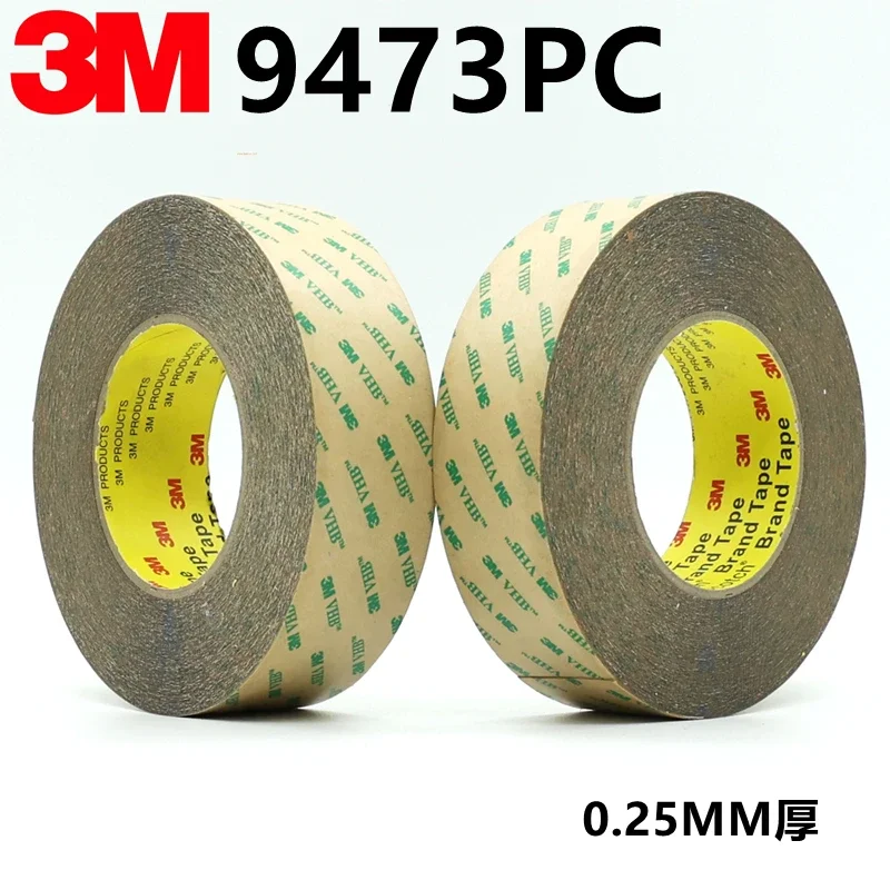 

3M9473PC Чистая клейкая пленка без подложки VHB Прочный прозрачный двусторонний клей толщиной 0,25 мм