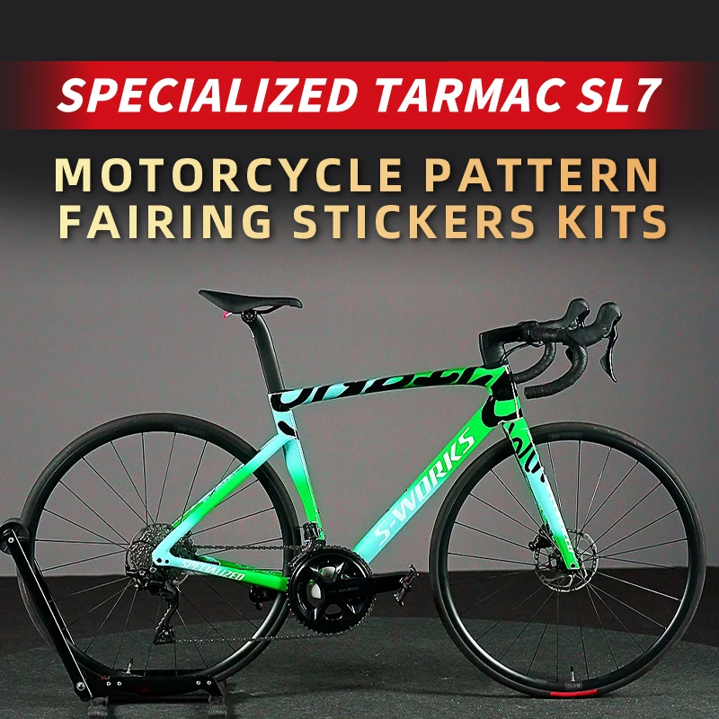 Pattern Printing Stickers Kits for bicycle Protection and Decoration, Used for SPECIALIZED TARMAC SL7, Various Styles