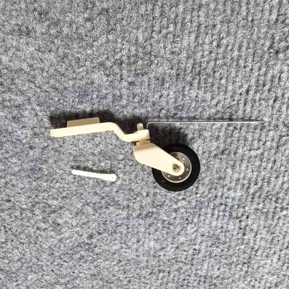 Mini Steering Tail Wheel Retract/Balsa KT Fixed Wing Aircraft Miniature Steering Tail Wheel Assembly Landing Gear Kit Set