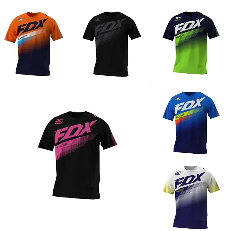 Men's T-shirt Fox Ranger, mountain bike sportswear, off-road vehicle, DH, bicycle, motorcycle off-road jersey, beer jersey