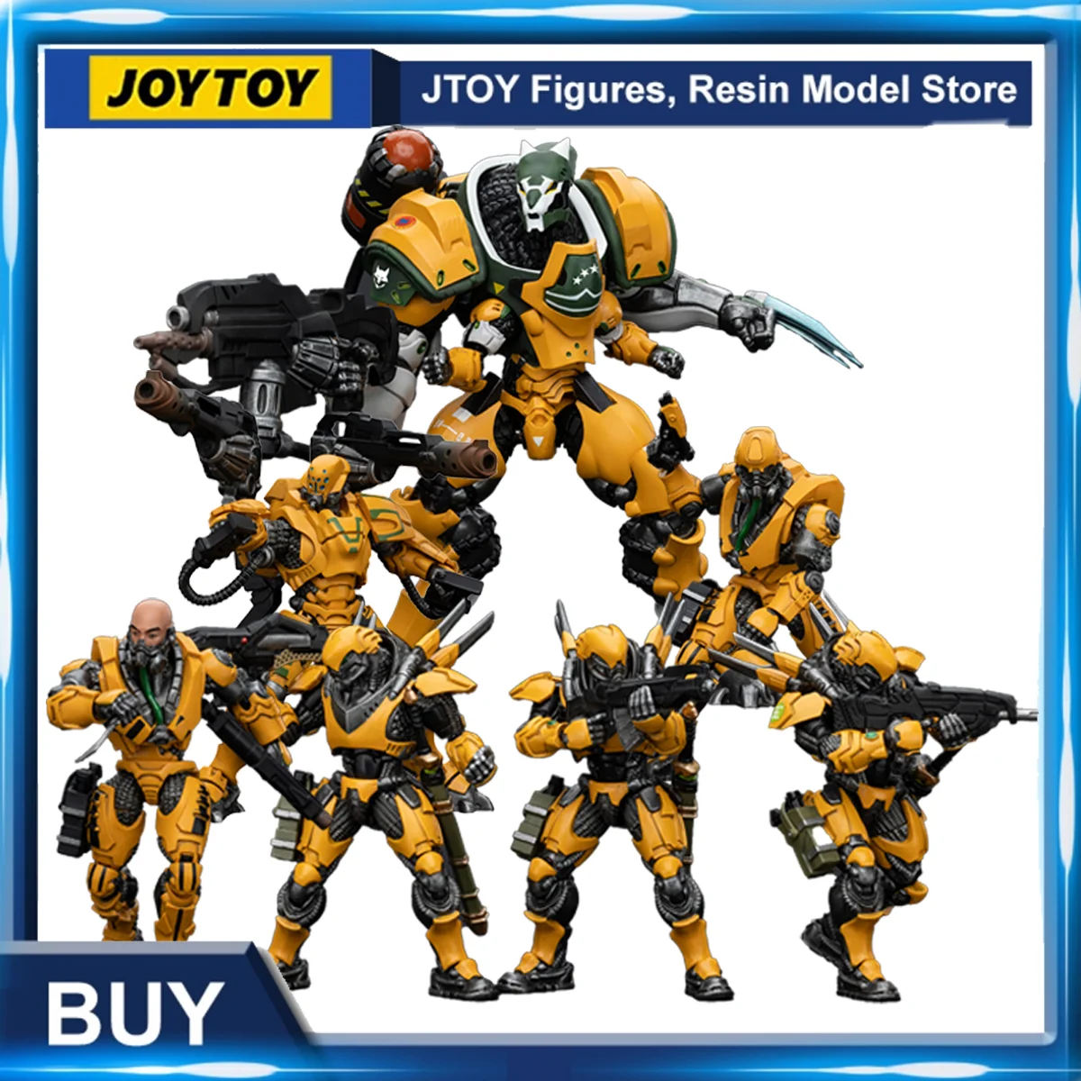 [W MAGAZYNIE] JOYTOY Infinity 1/18 Figurka Yu Jing Blue Wolf Korpus szturmowy Huolnvincibles Model