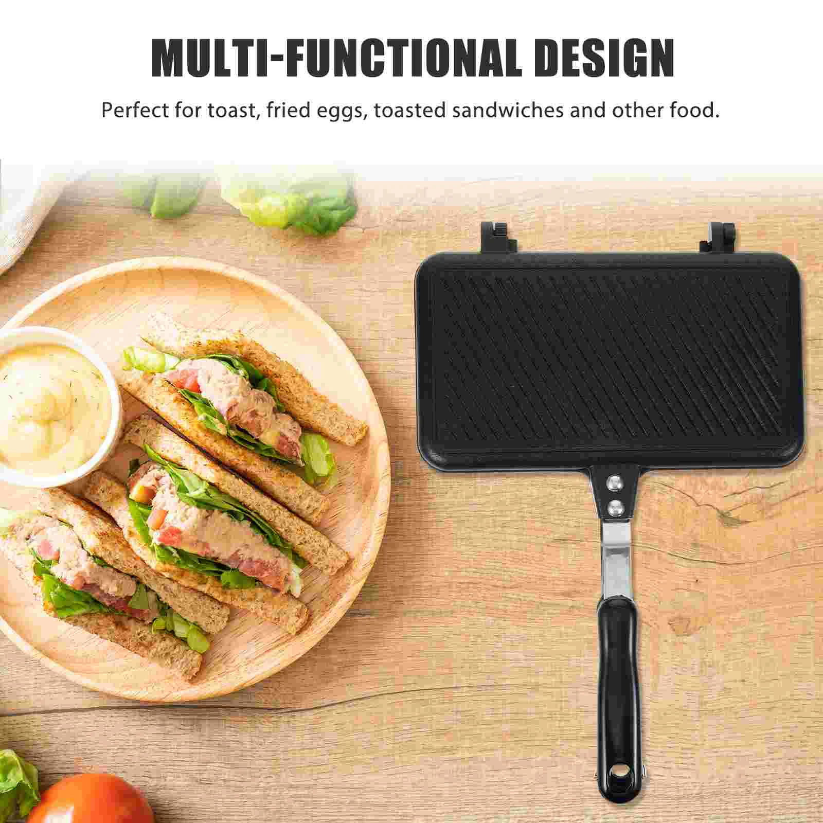Cooking Utensils Frying Pan Sandwich Safe Toaster Aluminum Alloy Breakfast Makers