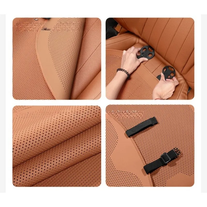 3PCS Full-coverage Seat Cover for Tesla Model Y Also Fits Model 3 Seats New Breathable Car Seat Cushion Car Accessories - view 5