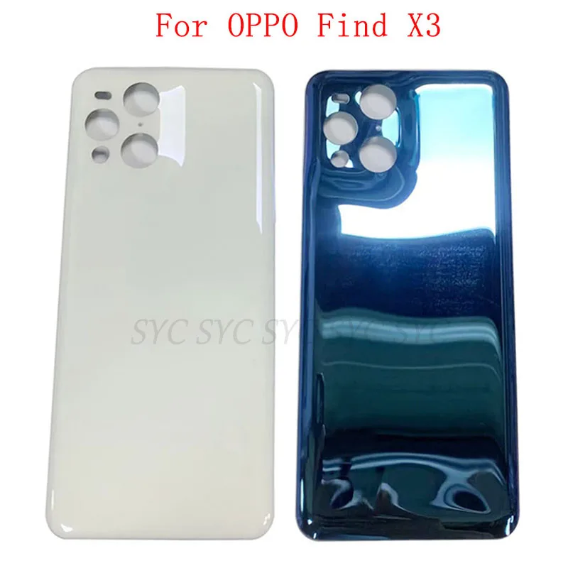 Battery Cover Rear Door Case Housing For OPPO Find X3 Pro Back Cover with Logo Repair Parts