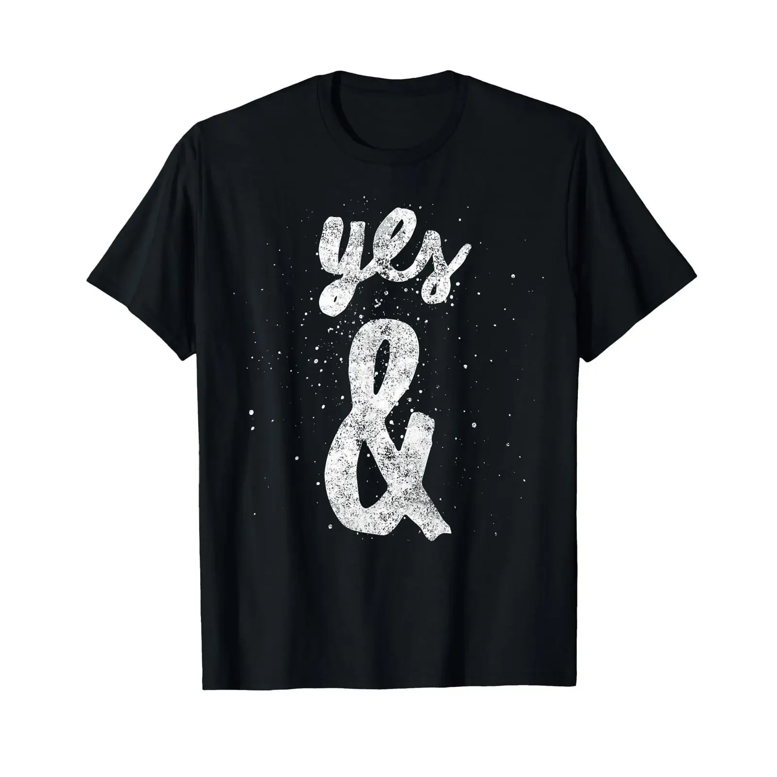 Yes amp Improvisation Rule For Improv Actors T Shirt vintage Washed graphic Stretched designer clothes Stylish fashion Soft