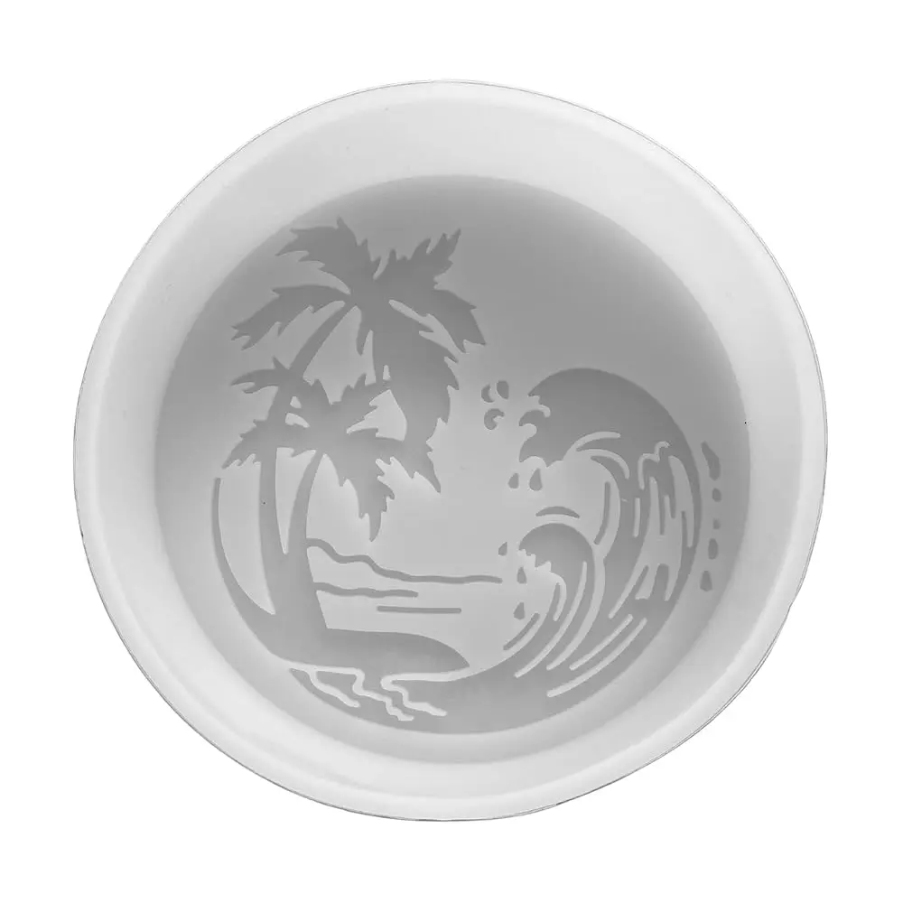 

Силиконовая форма Tropical Beach Circle Freshie | Размеры: 4.25 дюйма (ширина) x 4.25 дюйма (длина) x 1 дюйм (глубина) | Дизайн Paradise для Freshie, Soap, Res