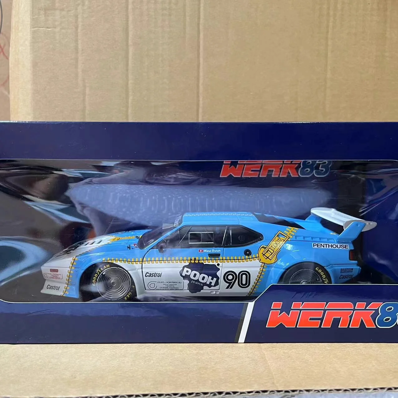 

Модель Diecast Werk83 M1 PROCAR в масштабе 1/18 # Модель автомобиля 90 Racing H8 из сплава