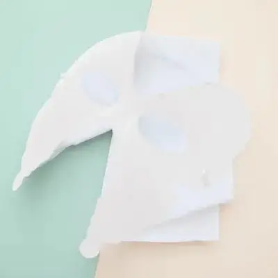 

6Pcs Blank Butterflies Mask DIY White Paper Masks for Masquerade Party Craft Painting Wedding Halloween Decor Paper Blank Mask