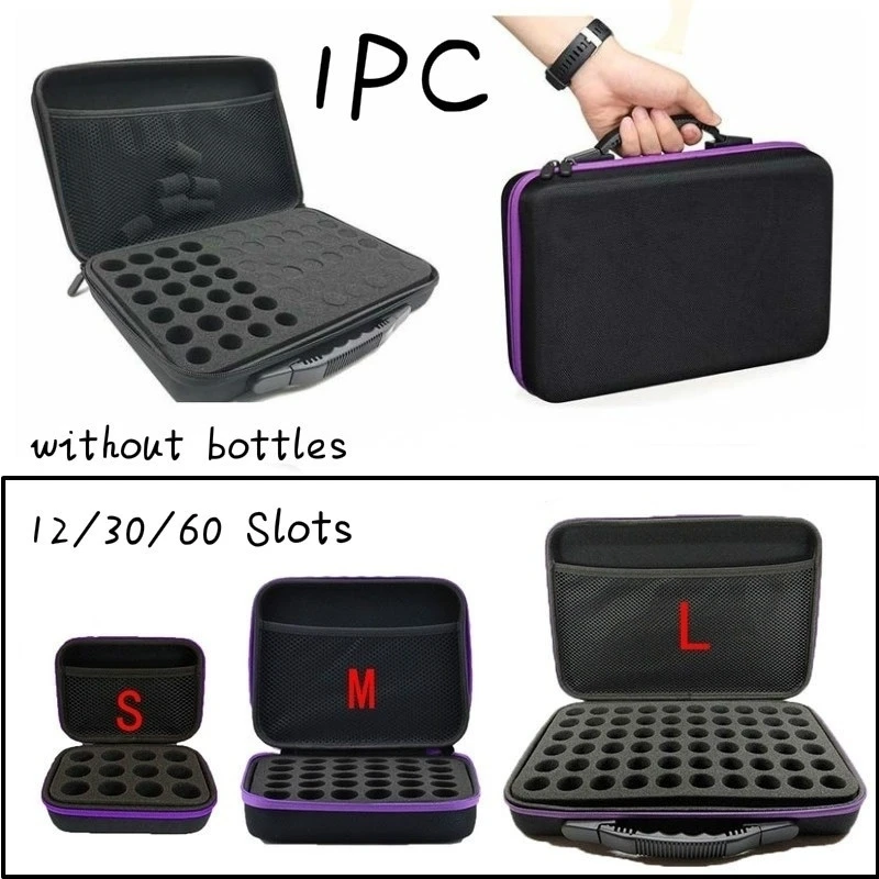 

Hunting Bags Storage Box EVA Storage Container Essential Show Trays Essential Oil Bottle Display Box Travel Carrying Case Zipper