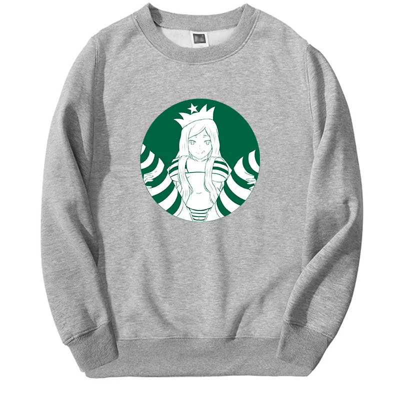 Hentai bucks Coffee Funny Pink Mens 2024 Sweatshirts Hoodies Unisex Hentai Anime Girl Harajuku Streetwear Fashion Cool Pullover