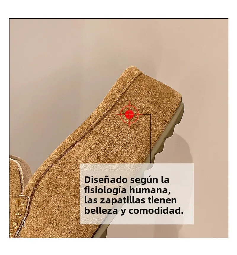 Sandalias Birkent para Mujer, Primavera 2026, Tacón Grueso, Casuales, de Media Planta, Fáciles de Poner, Tipo Mule, Cómodas