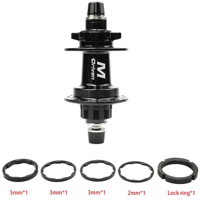 M Driven BMX Racing Nabe 36 Löcher Scheibenbremse 6 Zahnräder 120 Klicks 3/8 X 110mm BMX Naben BMX Naben BMX Hinterradnabe – Detail 8