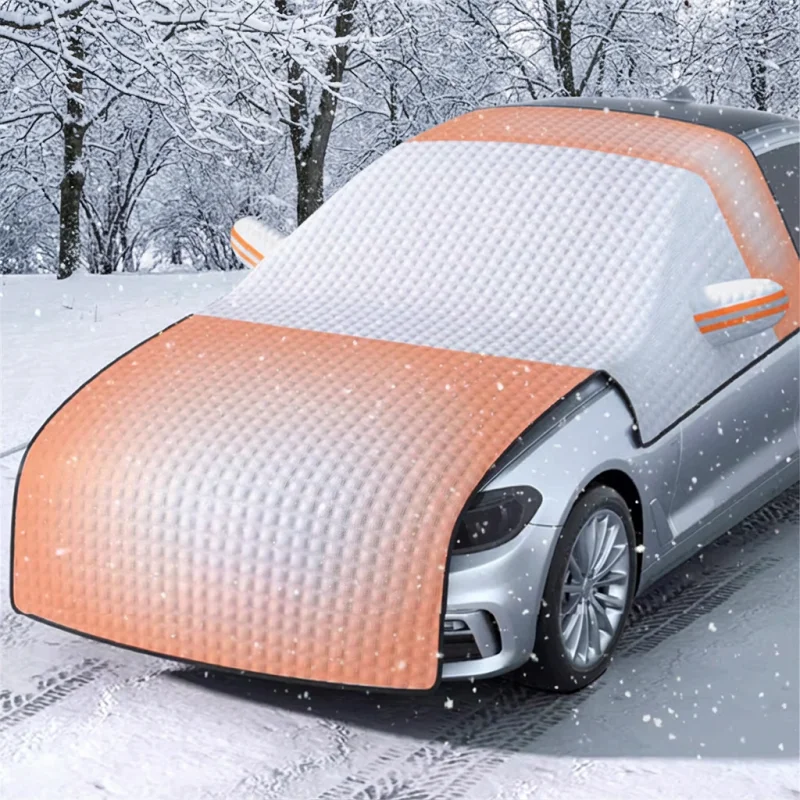 

RazorRide Car Snow Shield Cover Winter Outdoor Half-Wrapped Windshield Snow Cover Waterproof Ice Protection for Sedan SUV