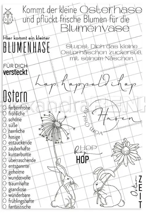 New Easter Clear Stamp /Seal For DIY Scrapbooking/photo Album Decorative Clear Stamp Sheets A7249