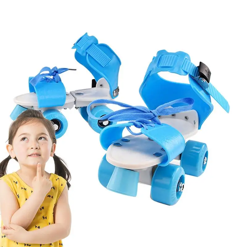 Kids Roller Skates Unisex Roller Skates Double Row Four Wheels Indoor Outdoor Girls Retro Skates Exercise And Body Training