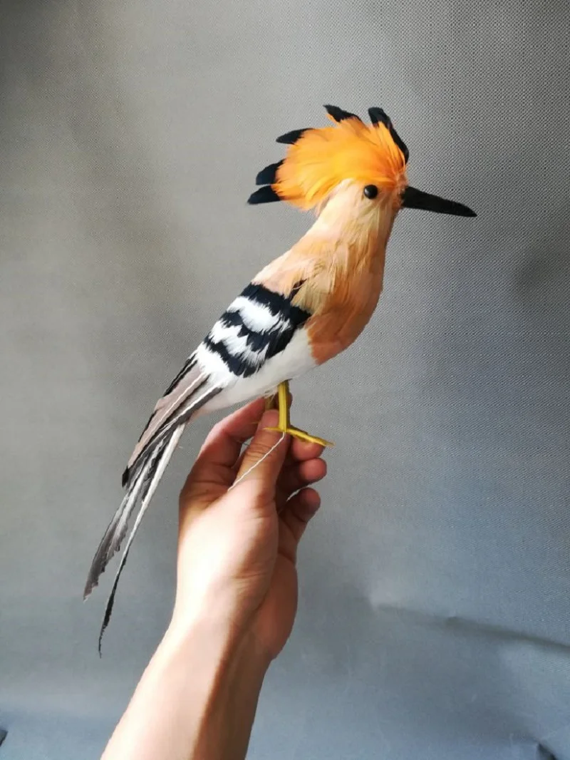 

about 32cm Simulation Hoopoe Bird Model Foam & Feathers Hoopoe Prop Handicraft,Decoration Toy Garden Gift P1609