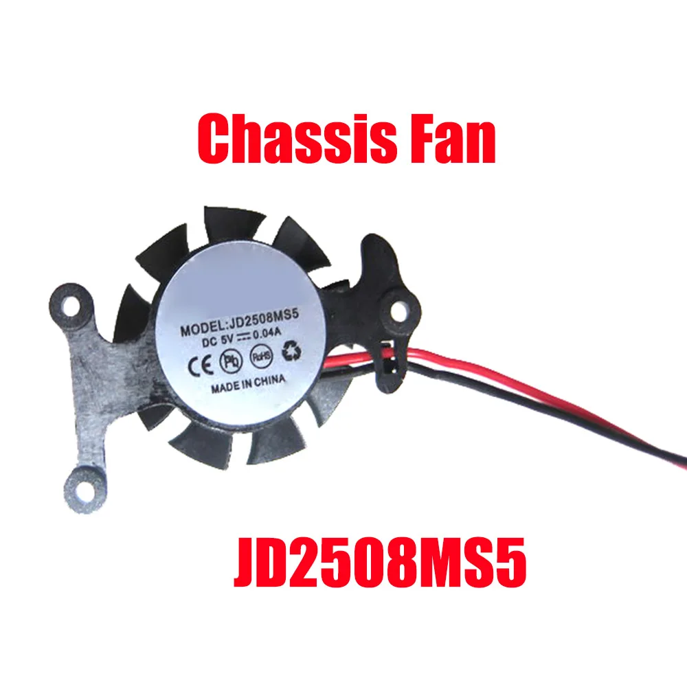 

MINI PC Chassis Fan Fan JD2508MS5 DC5V 0.04A 2PIN New